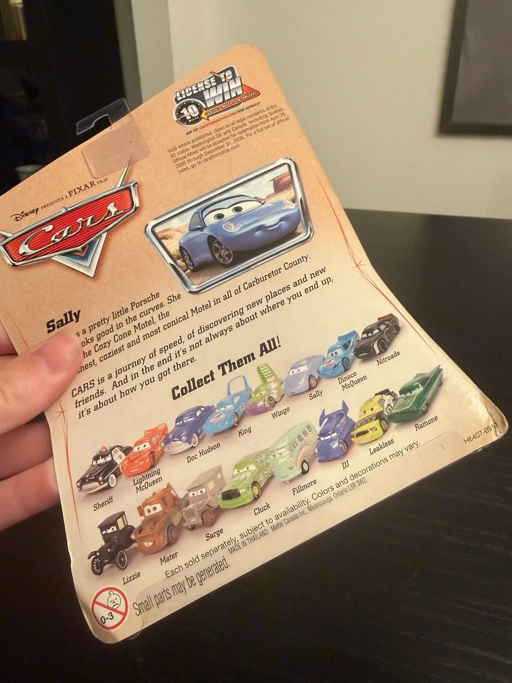 Pixar Cars Sally Diecast Toy Car Classic Sally Sealed Unopened Flawed